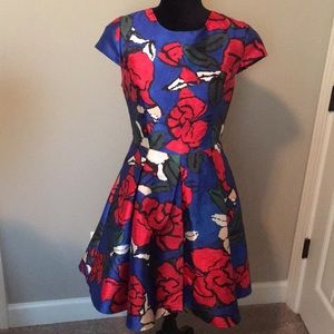 Floral Watercolor Dress